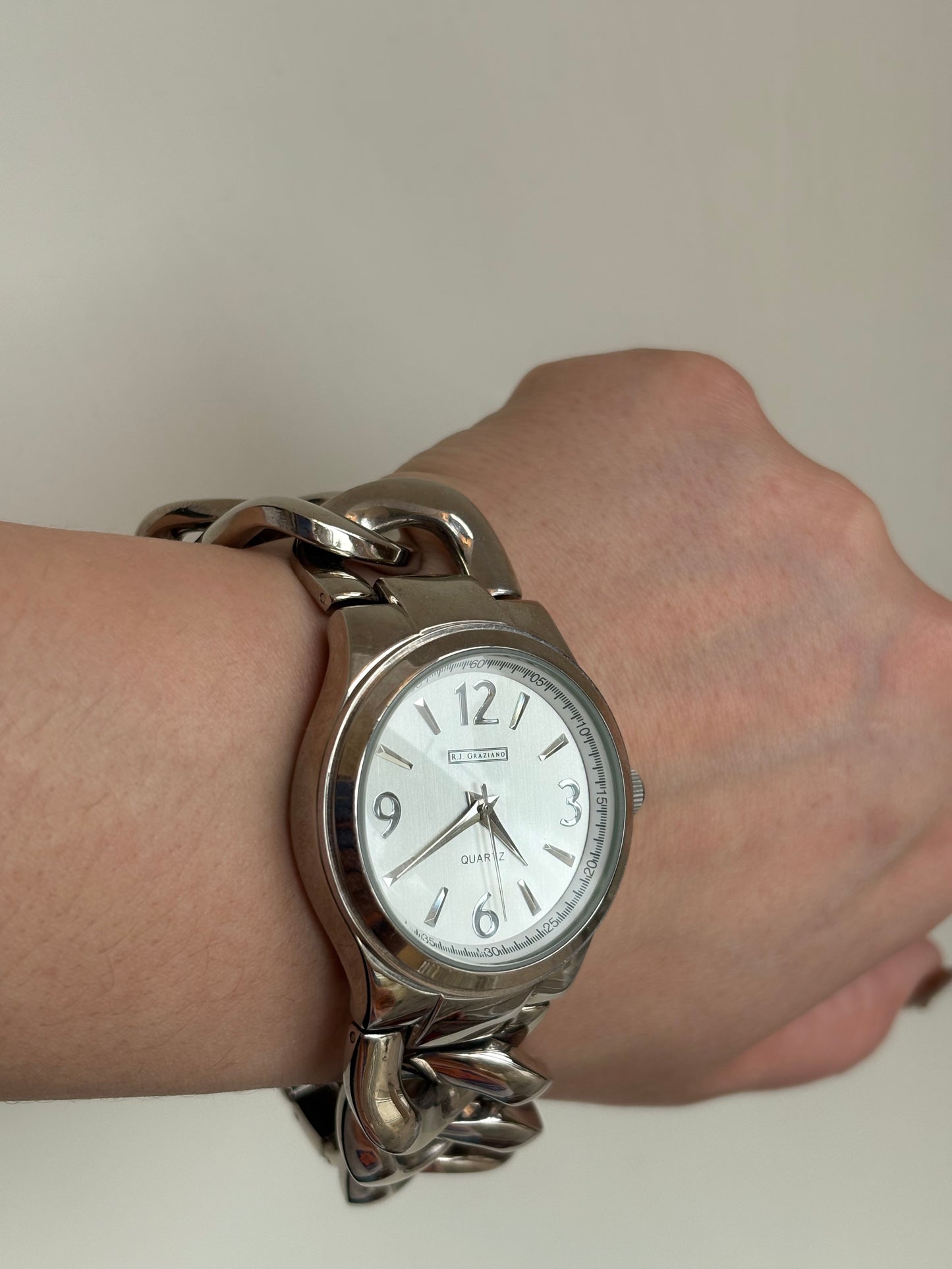 R.J Graziano Watch - Silver Base metal