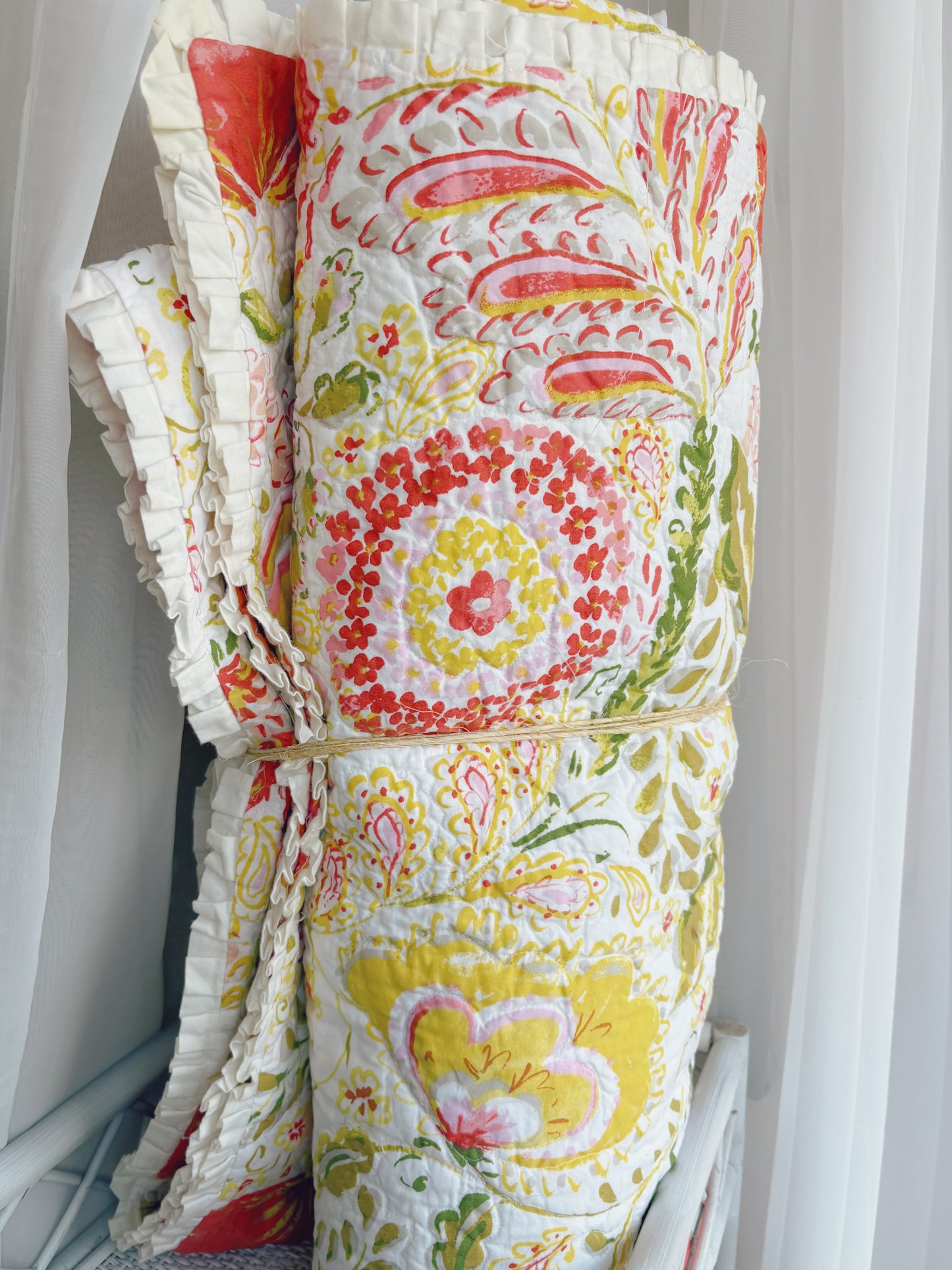 Dena Double Sided Quilt - 90x140 inches (2 available)