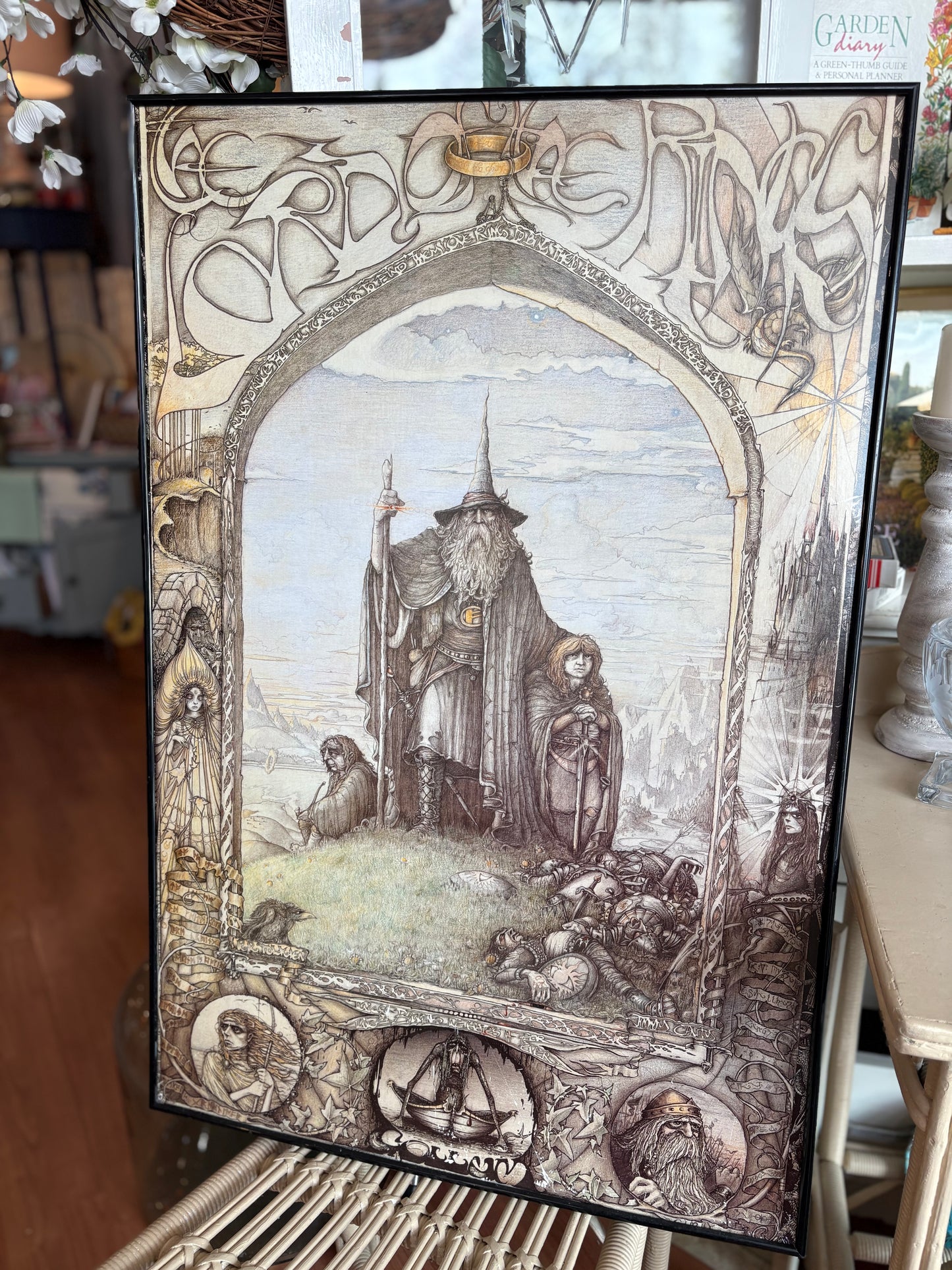1980s Lord of The Rings Poster