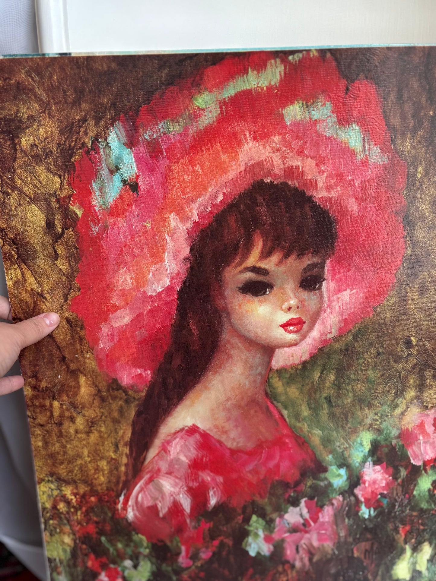 Pink Young Lady by Maio Print