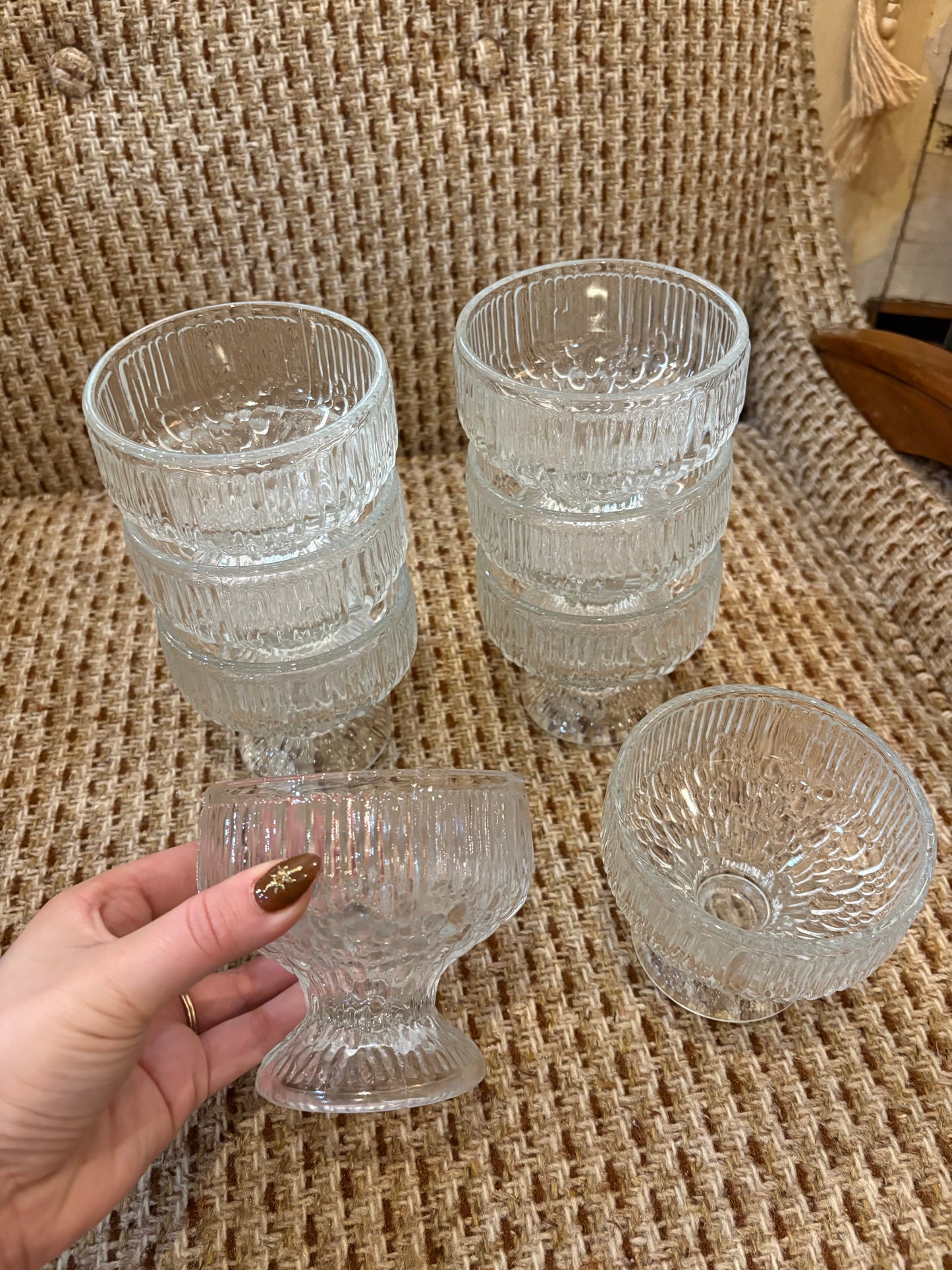 Set of 8 dessert cups