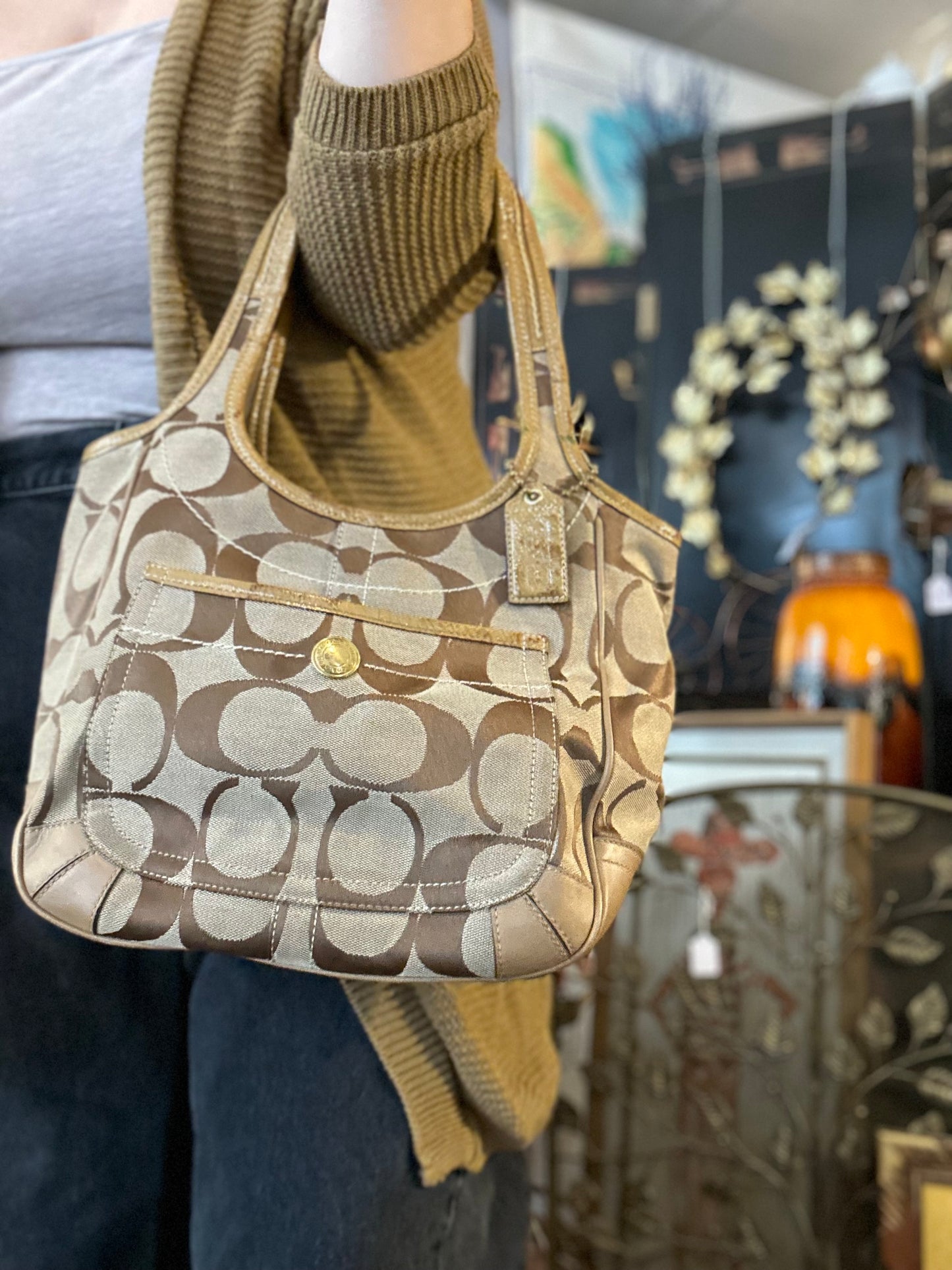 Y2K Coach Purse - C Pattern