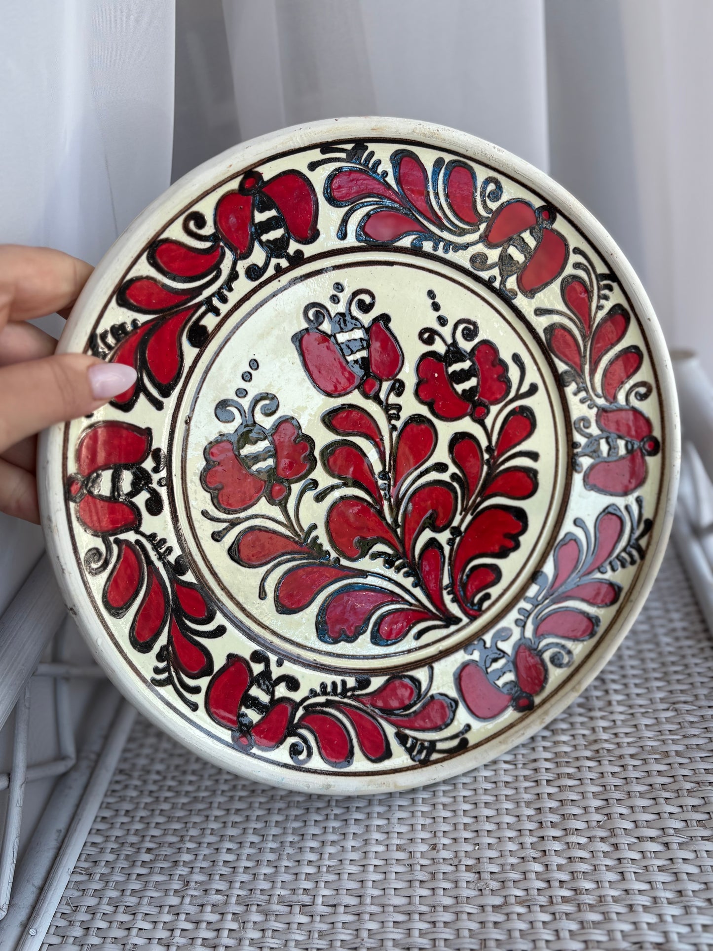 Korond Pottery Hungary Wall Plates
