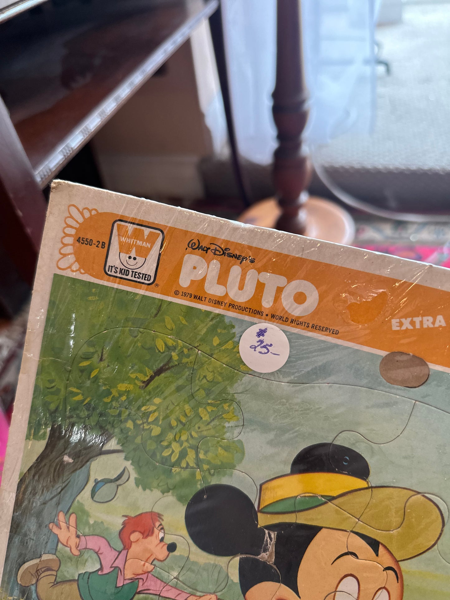 Whitman Walt Disney Tray Frame-tray Puzzle Pluto