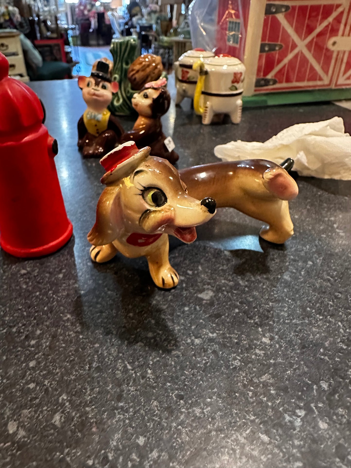 Enterprise dog & hydrant salt shaker