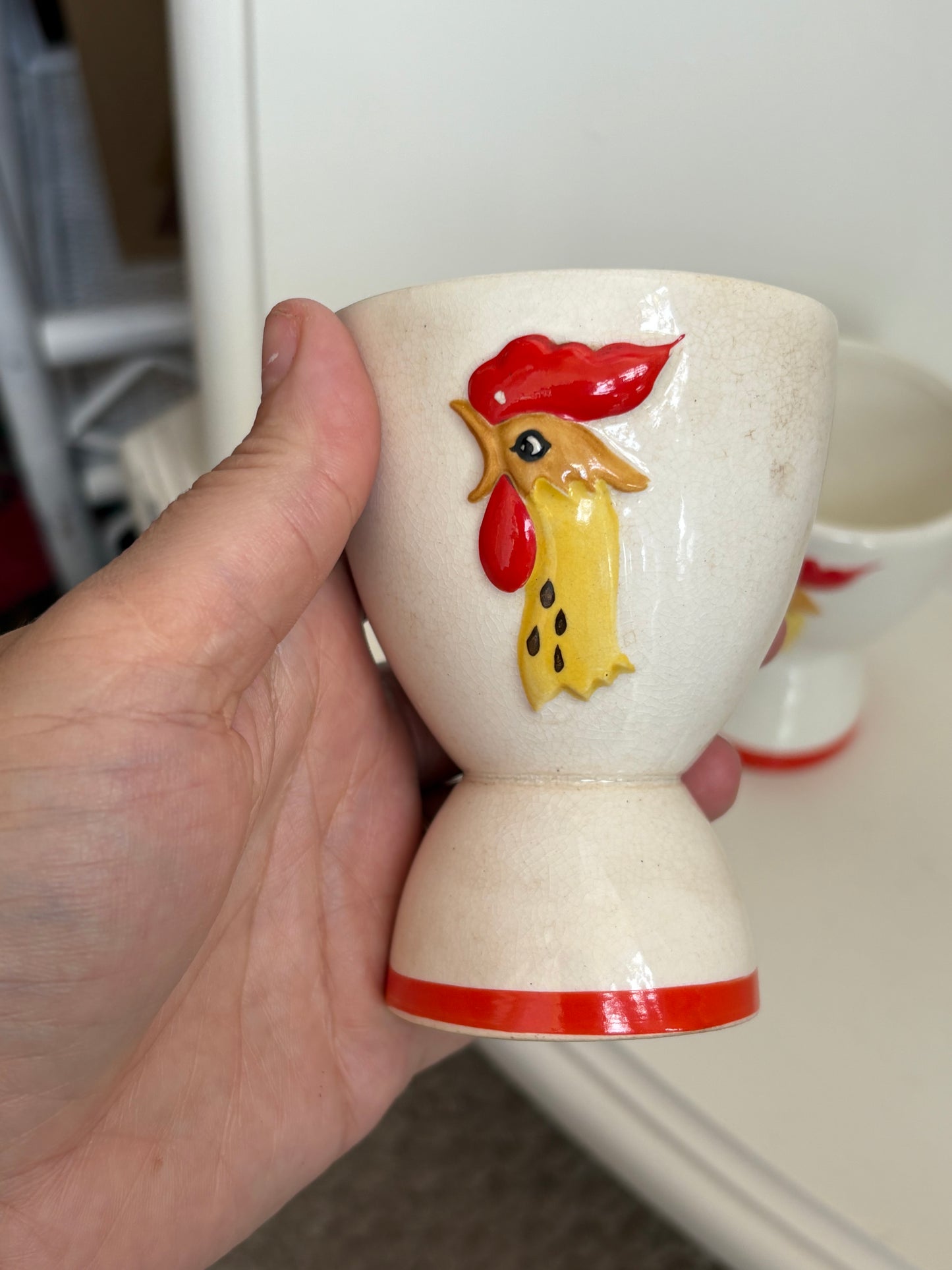 Holt Howard 1961 Rooster Egg Cups