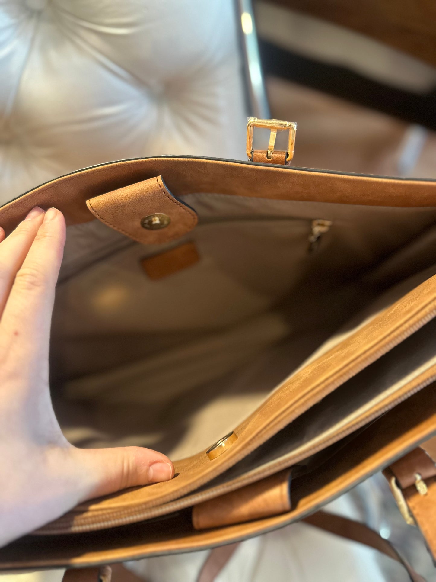 Bostanten Leather work bag