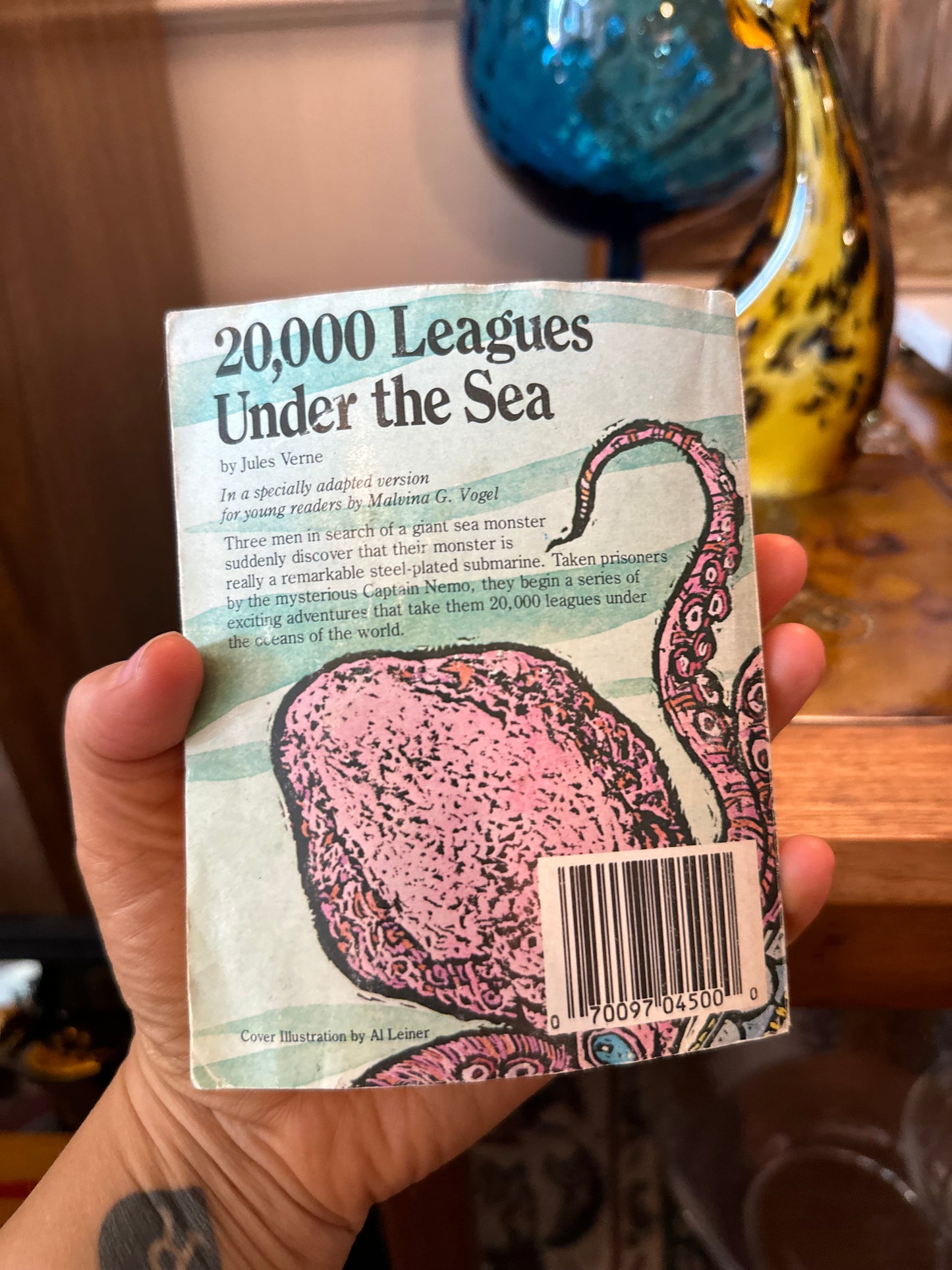 1983 Moby Books Illustrated Classics : 20,000 Leagues Under the Sea 4507