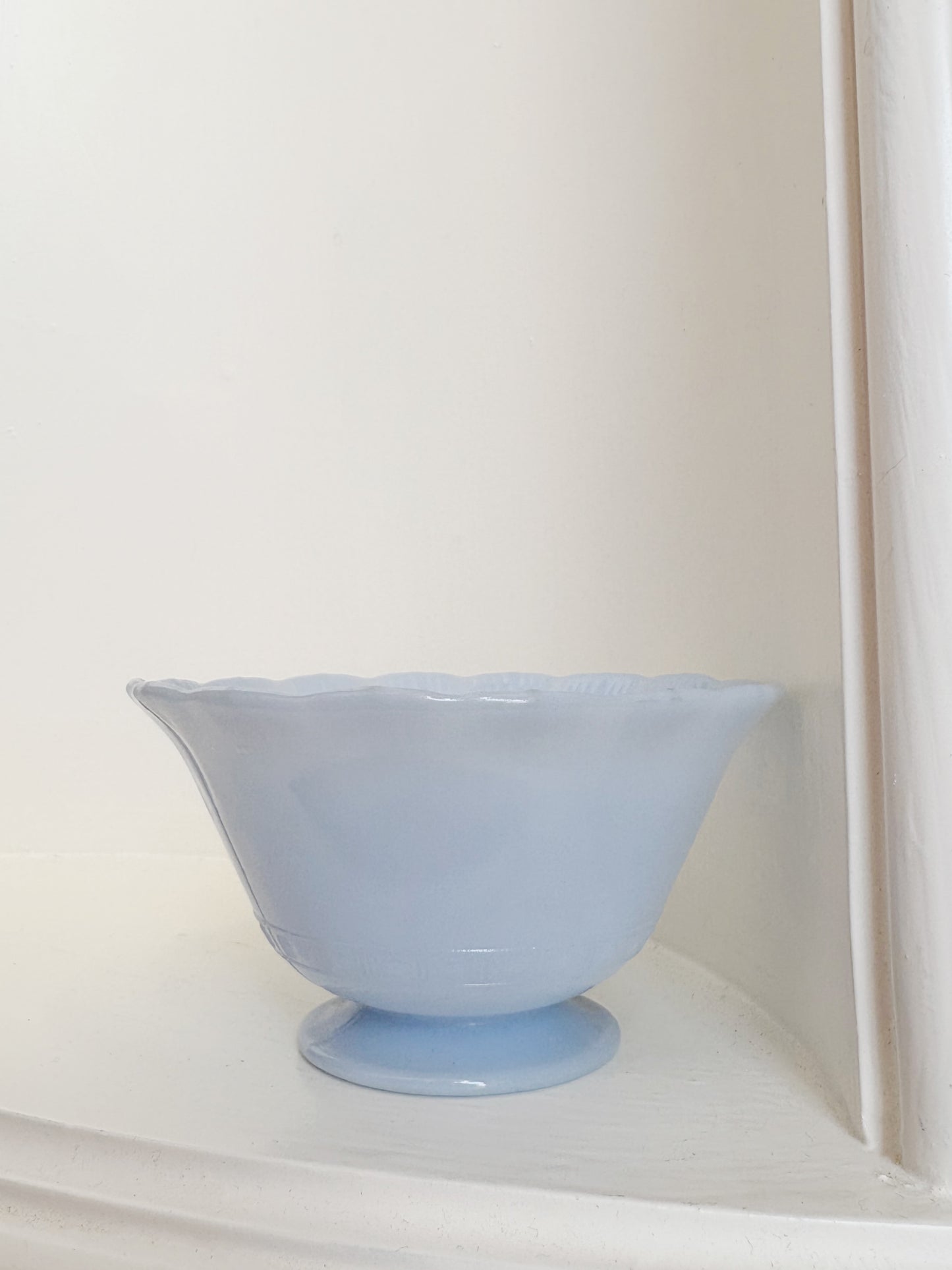 Little Blue Fluted Pyrex bowl