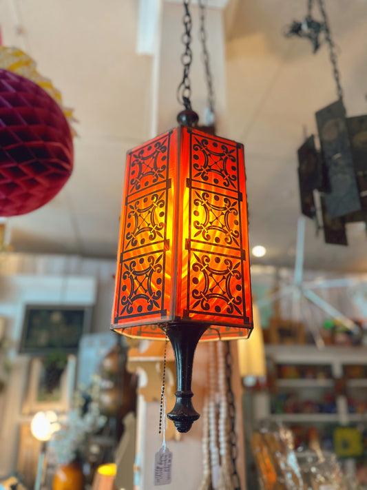 Mid Century Spanish Inspired Swing Lamp
