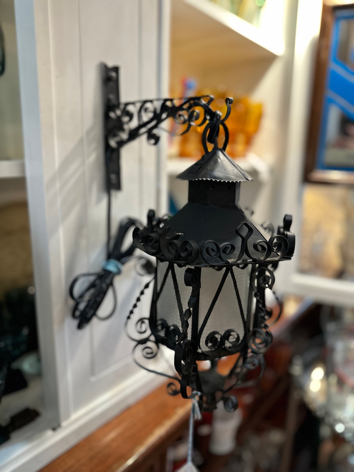70s Spanish Revival ornamental lamp