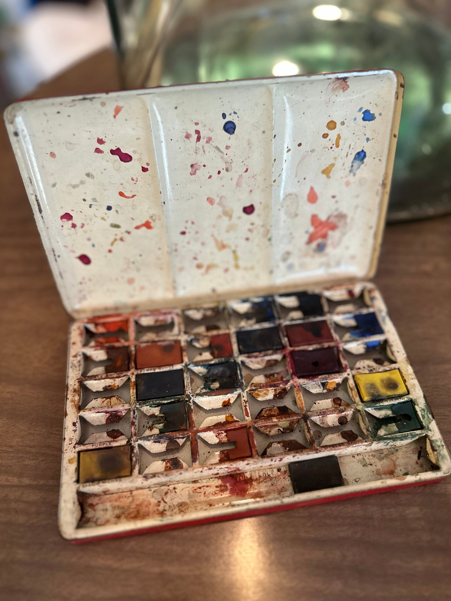 1960s Mickey Mouse Paint Box/ Tin - made in England