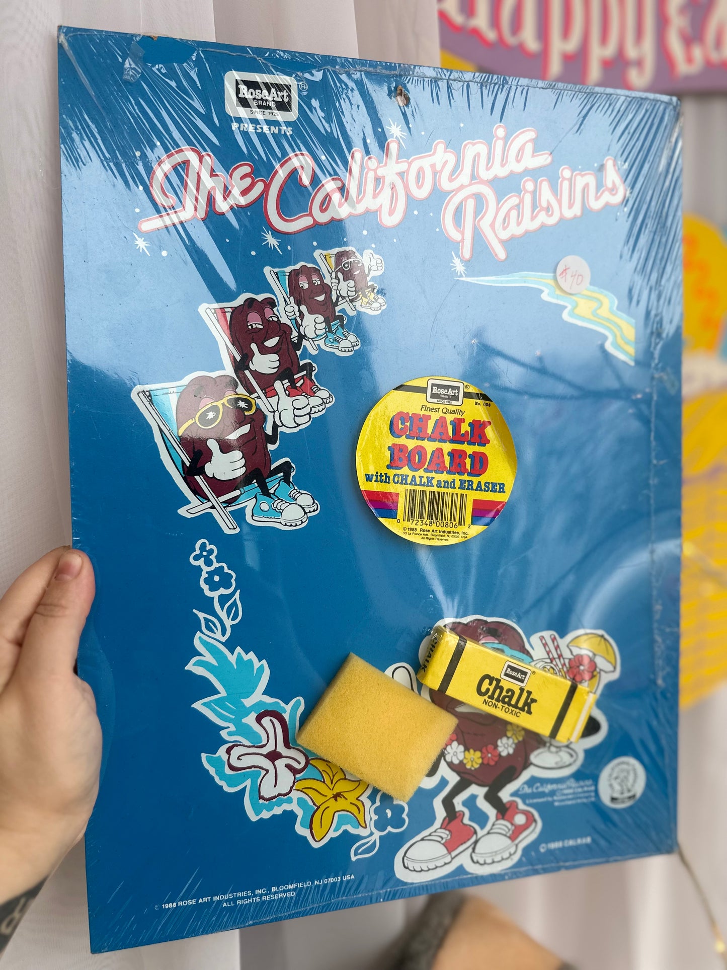 The California Raisins Chalkboard