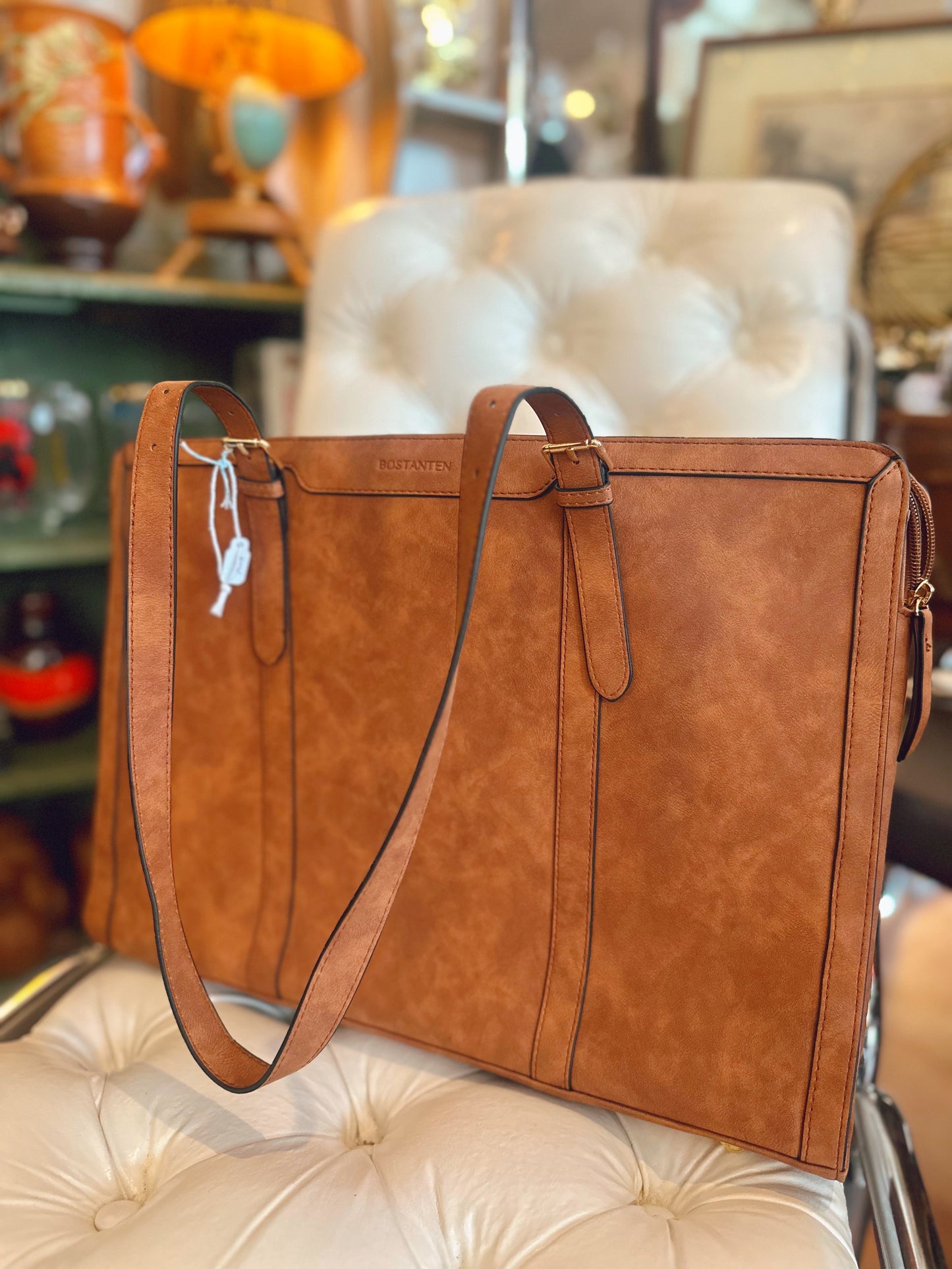 Bostanten Leather work bag