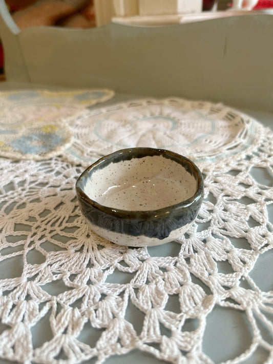 Artisan pottery - two toned catch all/ ash tray