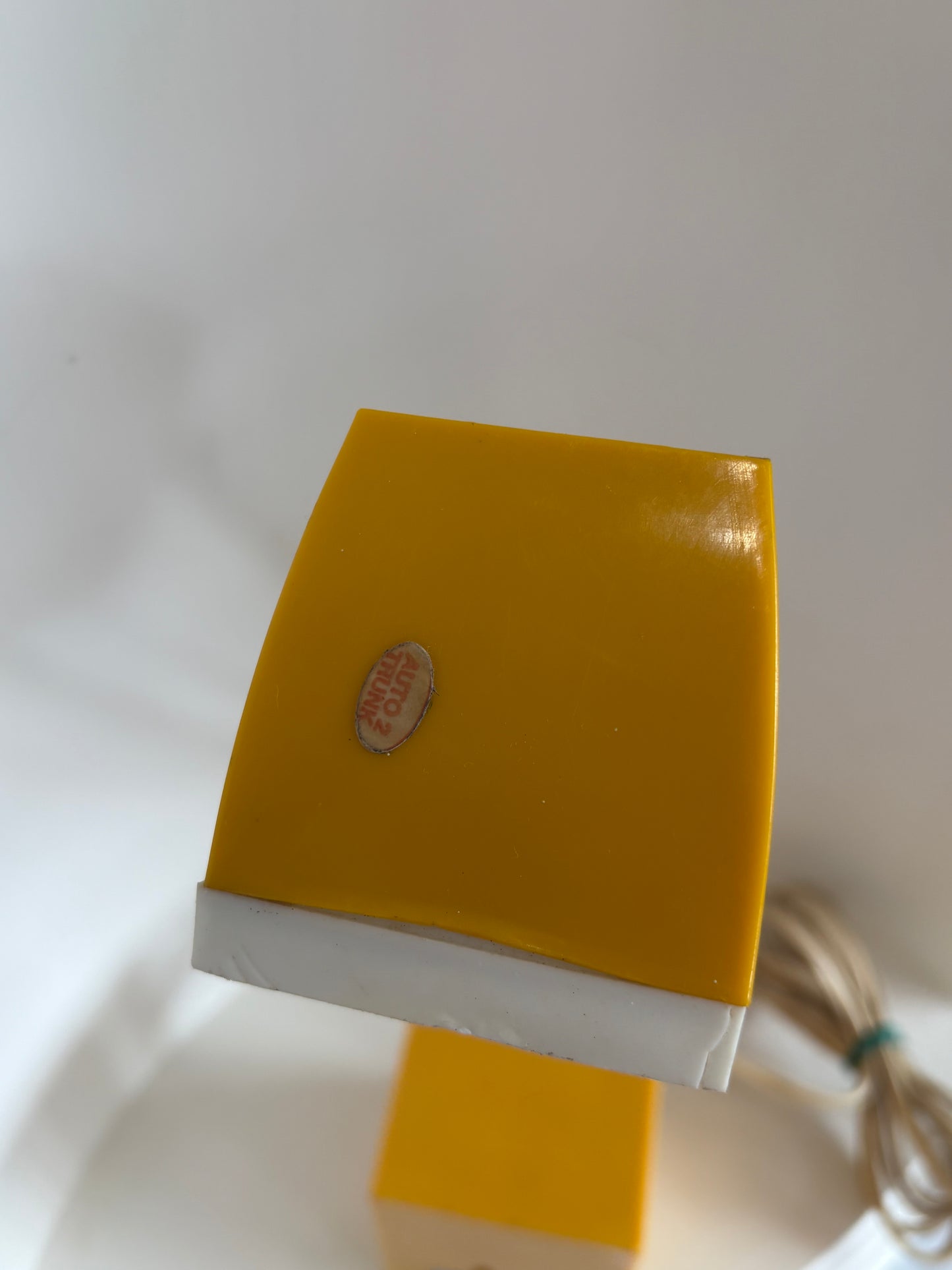 Small Yellow Adjustable Desk Lamp