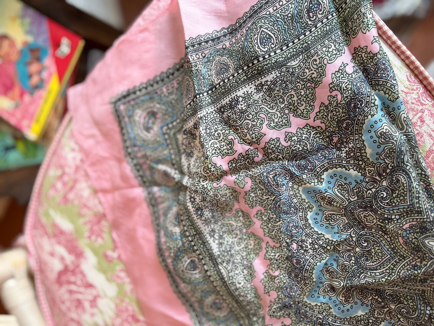 Silky Scarf #4- pink