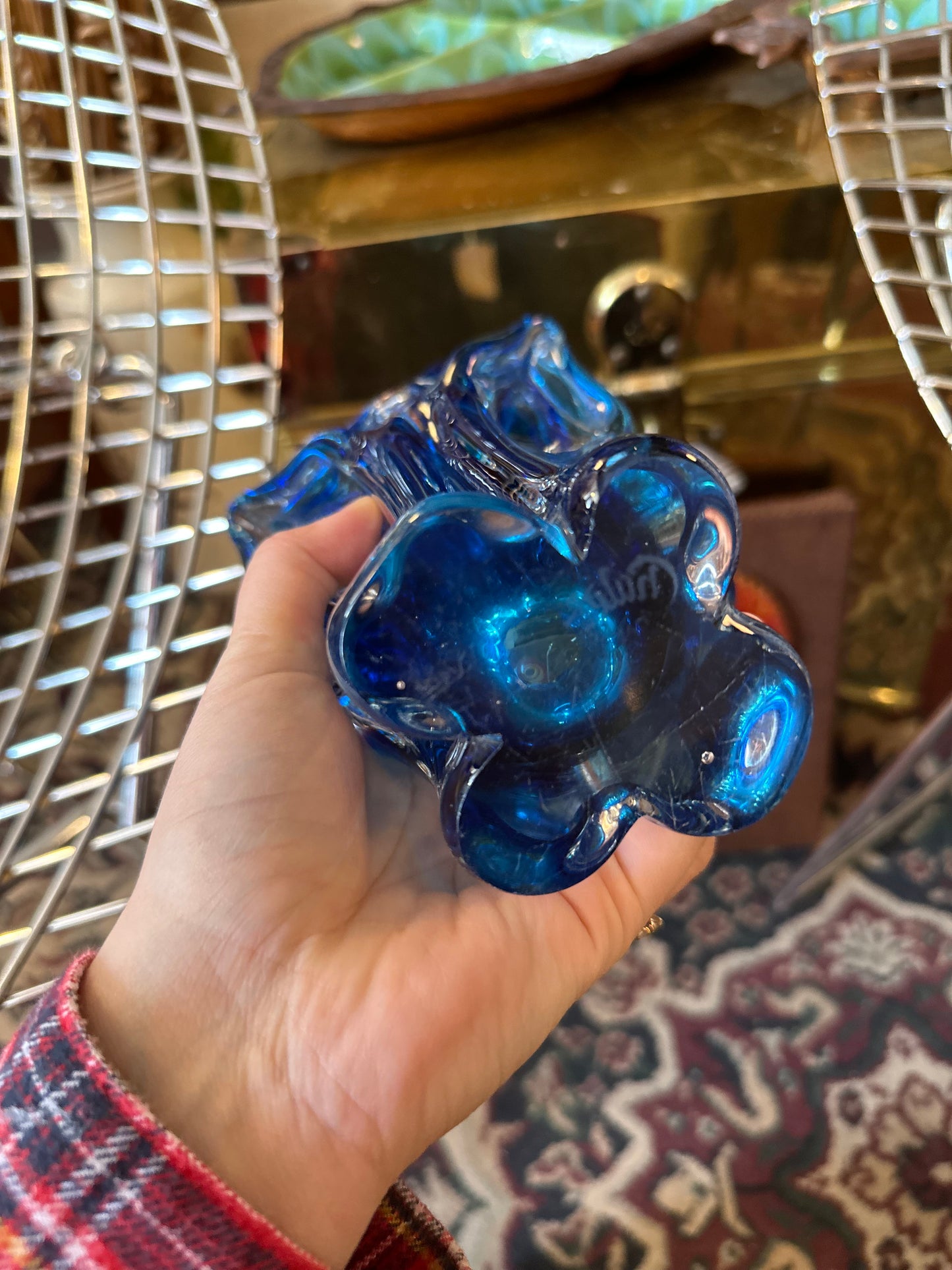 1960s Chalet Canadian Signed art Glass