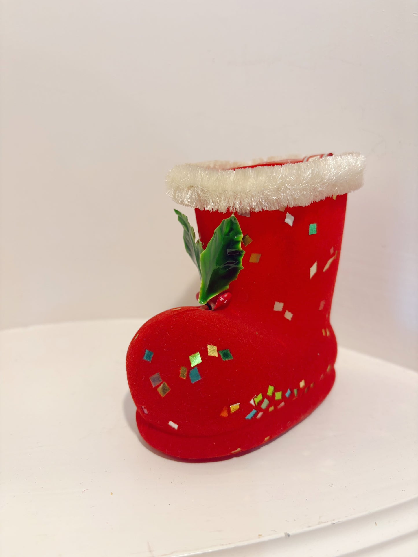 Santa Boot Candy Holder - made in Japan