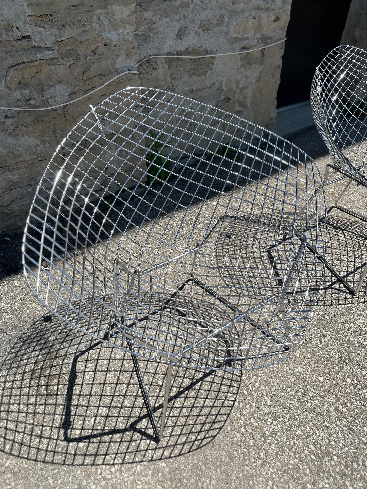 Knoll design metal chairs -in excellent condition - 1 left