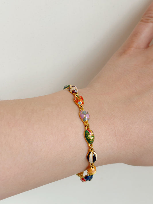 Joan Rivers Lady Bug Charm Bracelet