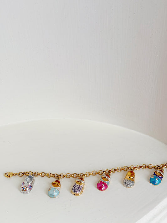 Joan Rivers Collection Shoe Charm Bracelet