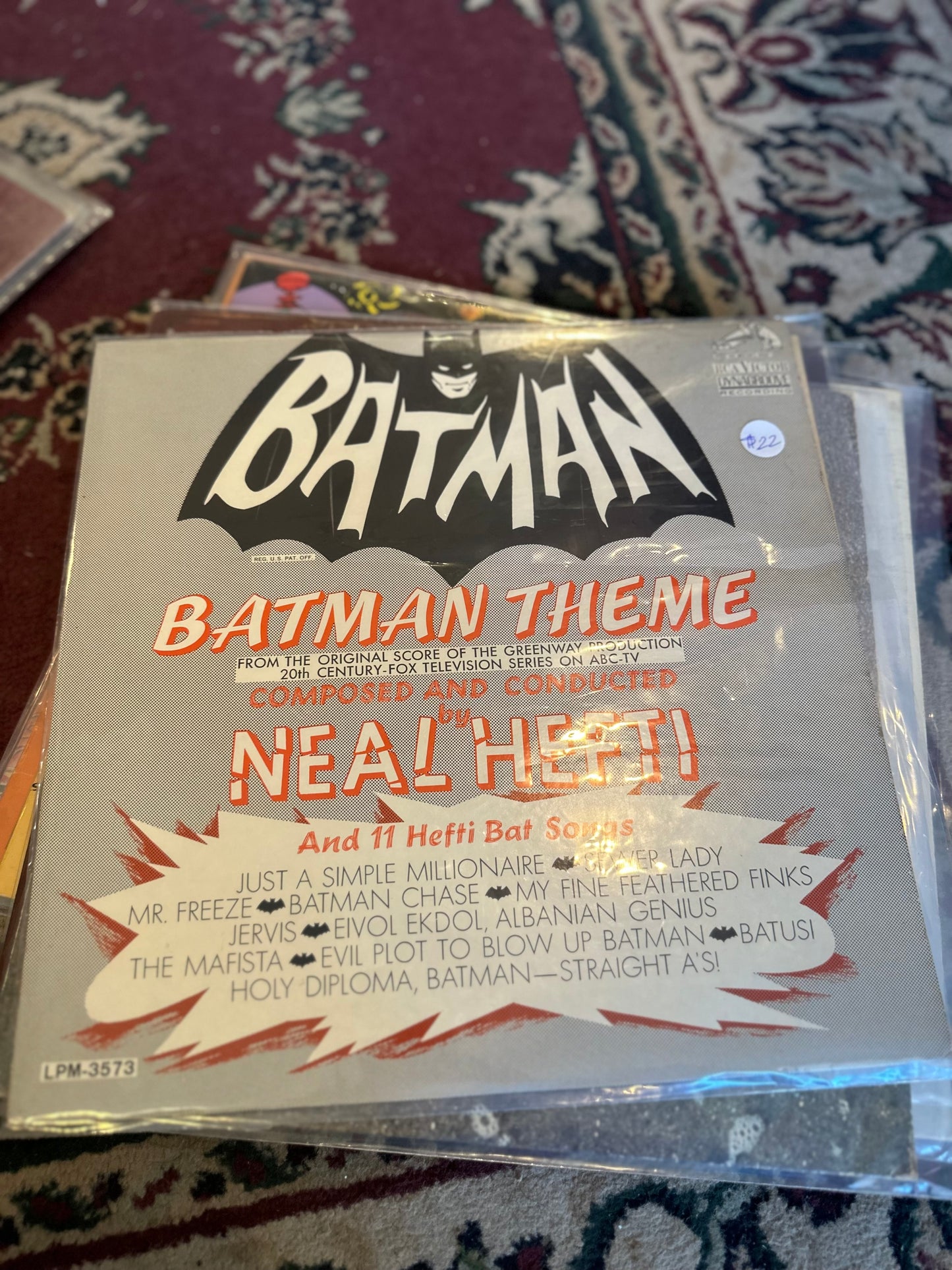 Batman Theme From Original 20th Century Fox Television Series on ABC - TV Vinyl