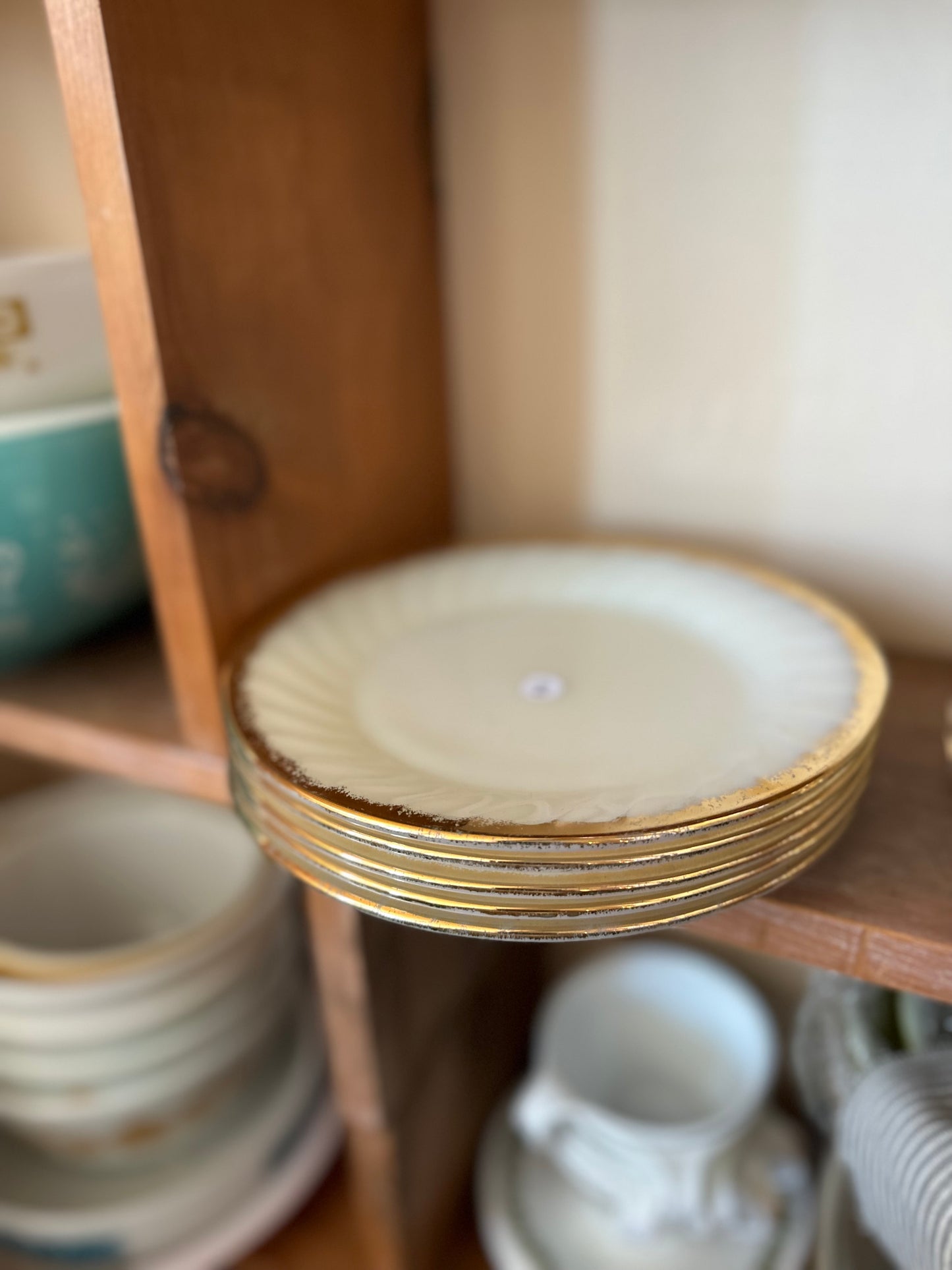 Fire King Golden Anniversary Side Plate