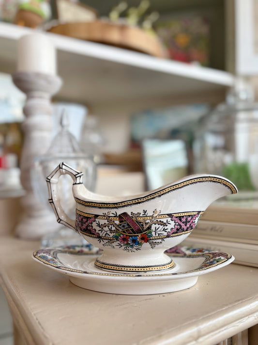 1881-1887 Moresque Imports Gravy Boat