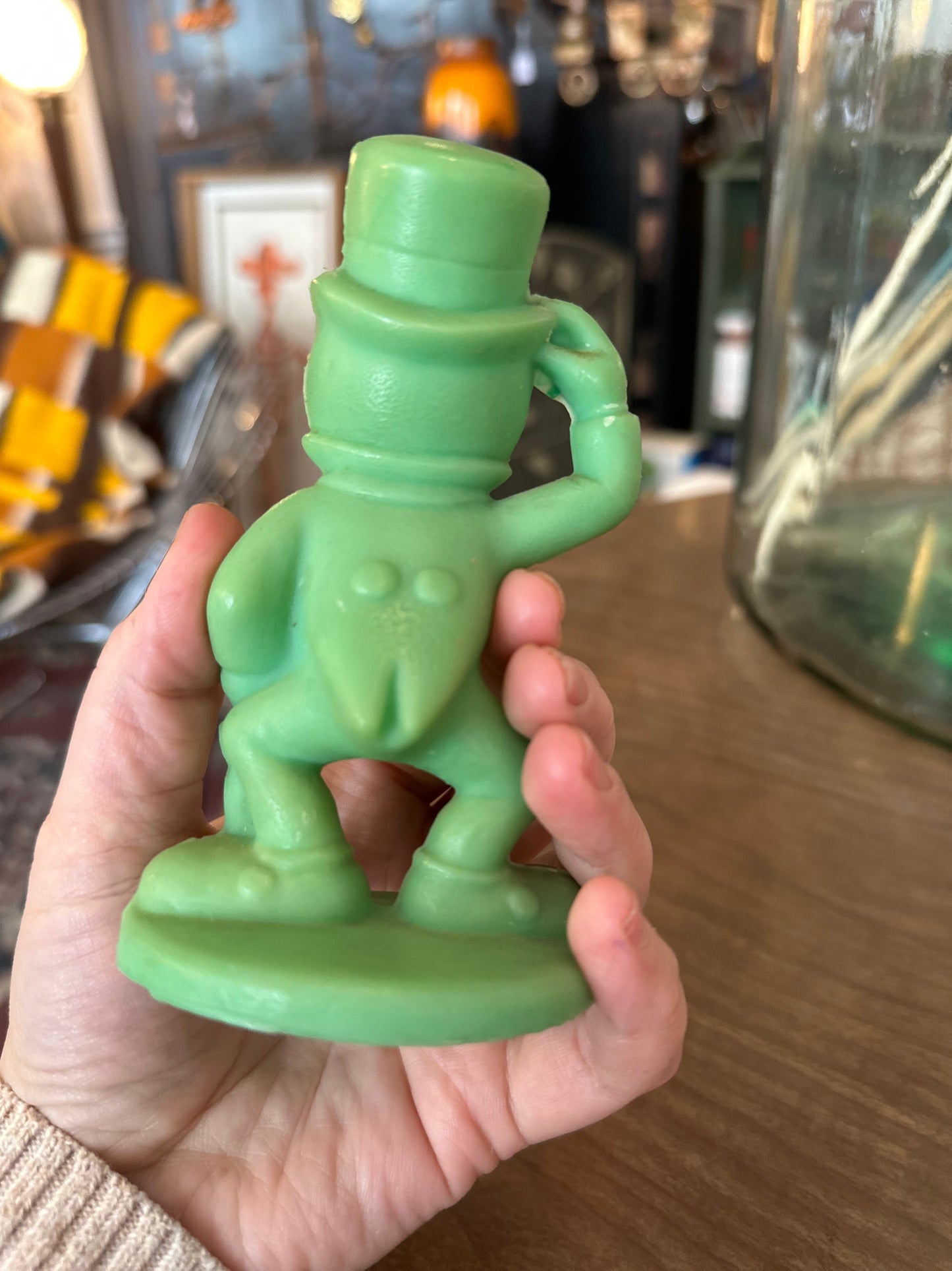 Walt Disney Productions Jiminy Cricket Hard Wax Figure