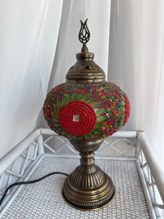 Large Turkish Style Mosaic Lamp