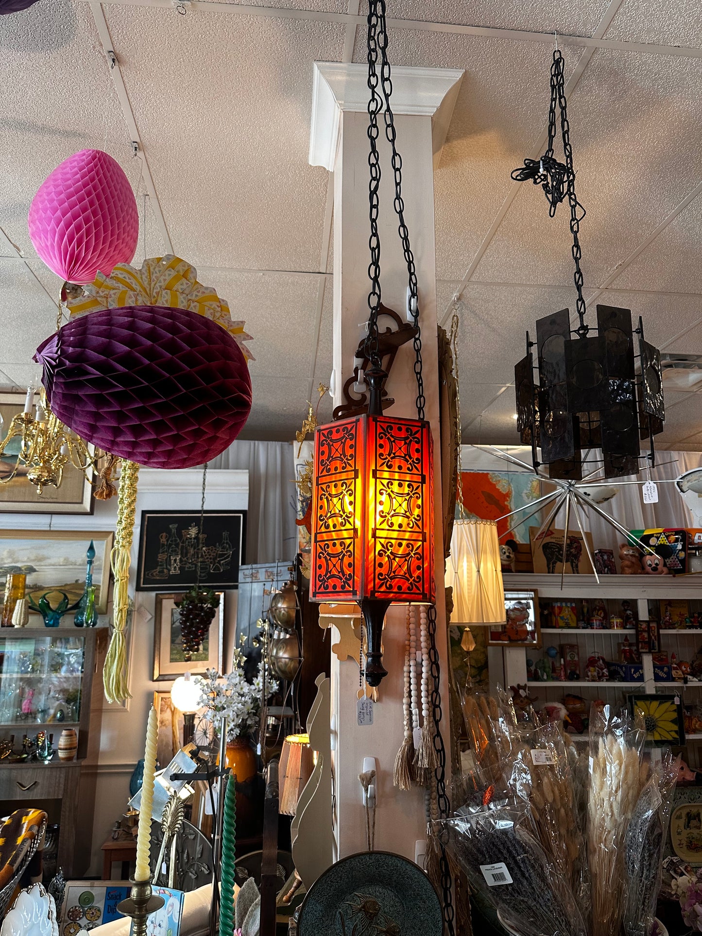 Mid Century Spanish Inspired Swing Lamp