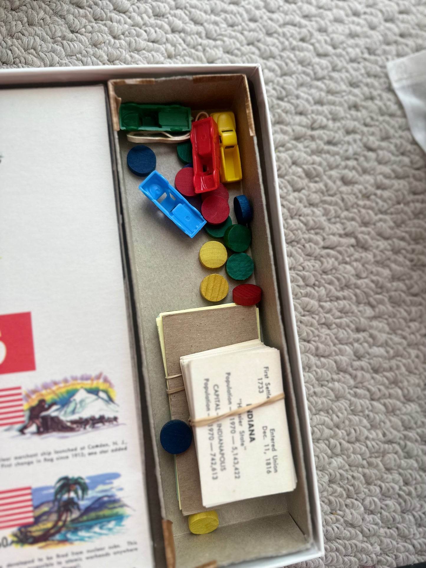 1960 Game Of The States Board Game