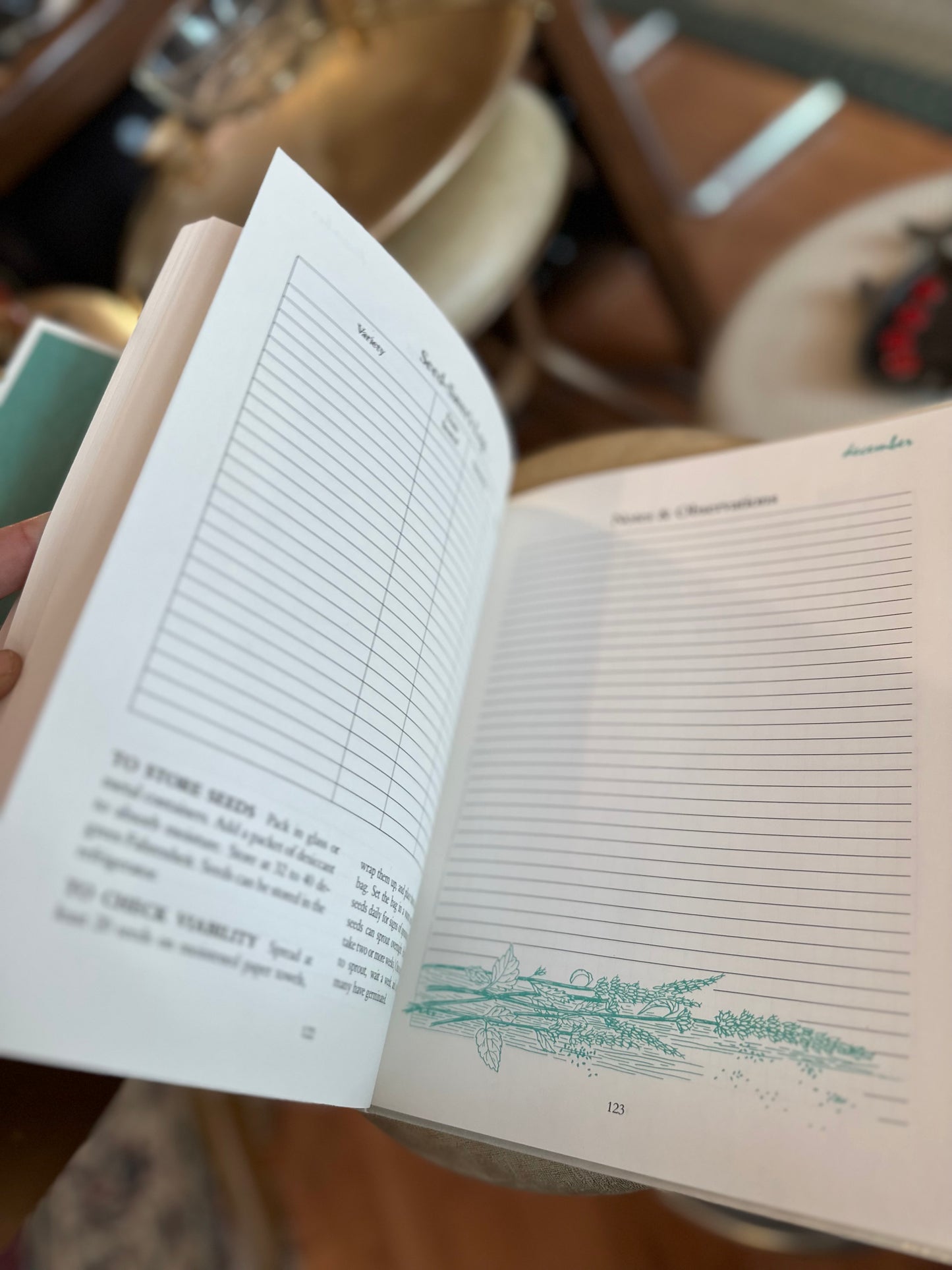 Garden Diary book (mapping out & garden planning) - never used