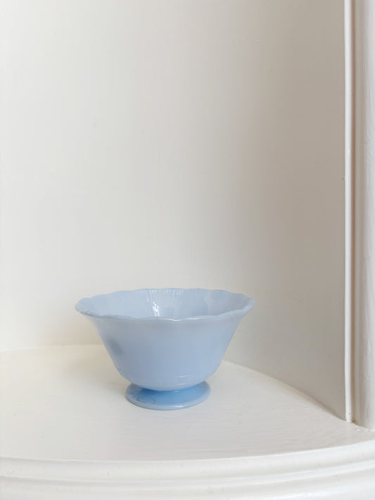 Little Blue Fluted Pyrex bowl