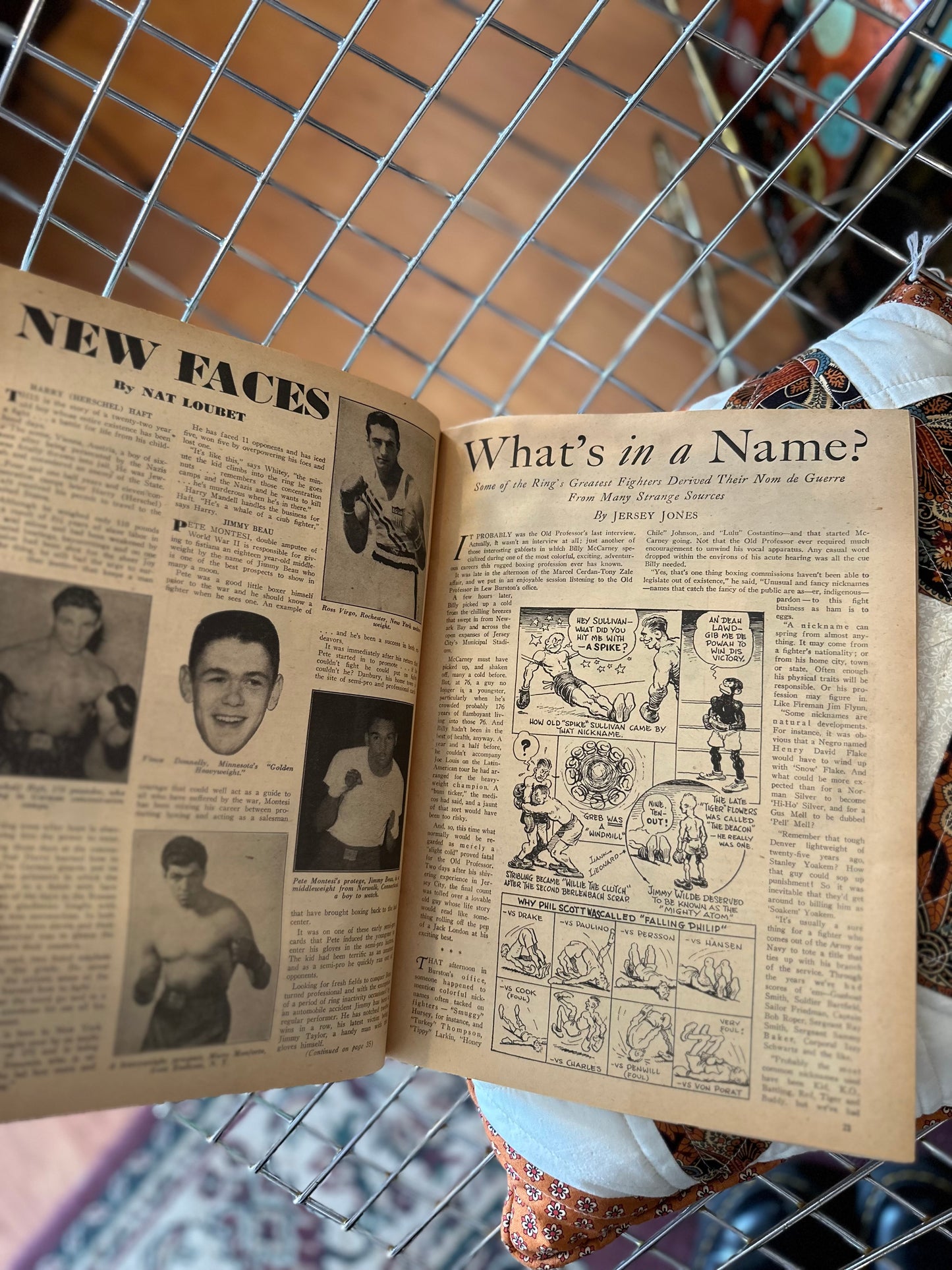March 1949 The Ring Boxing Magazine - Sandy Saddler