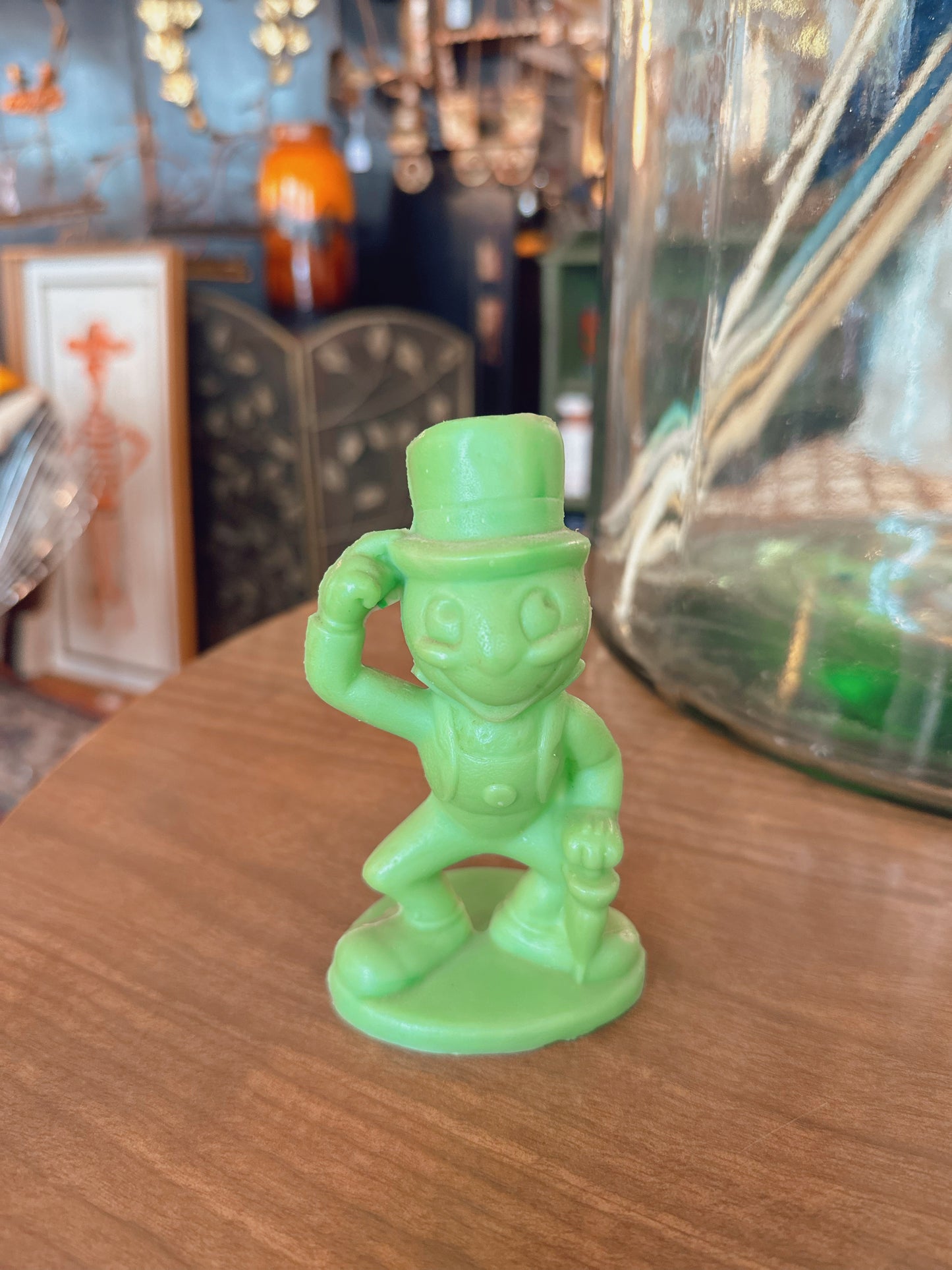 Walt Disney Productions Jiminy Cricket Hard Wax Figure