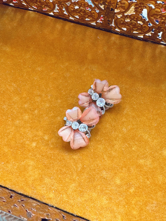 Butterfly clip on earrings