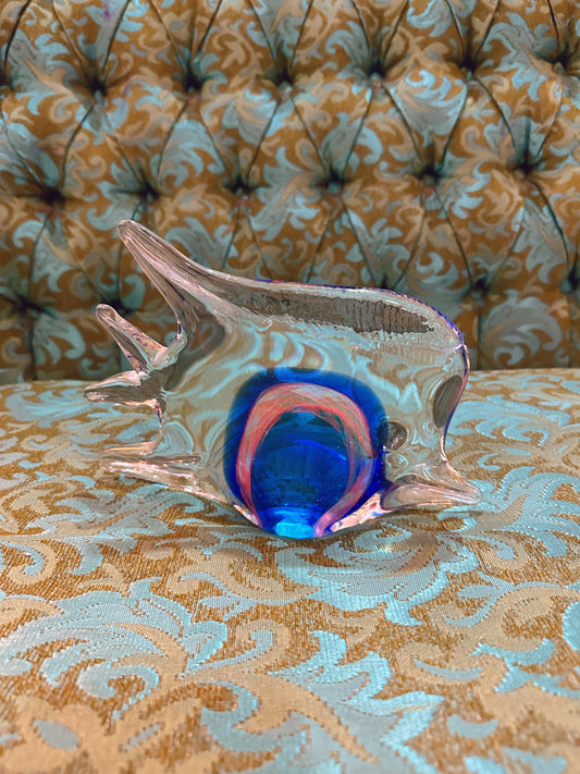 Large Coloured Glass Fish