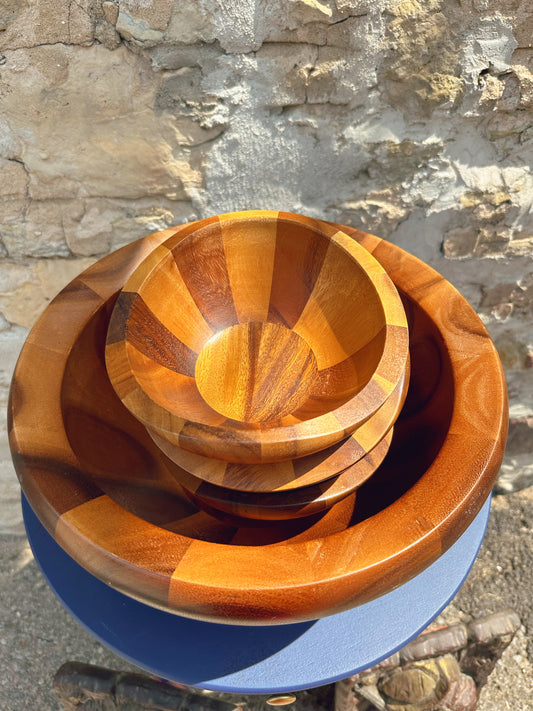 NAMBE Yaro Acacia wood salad bowl set