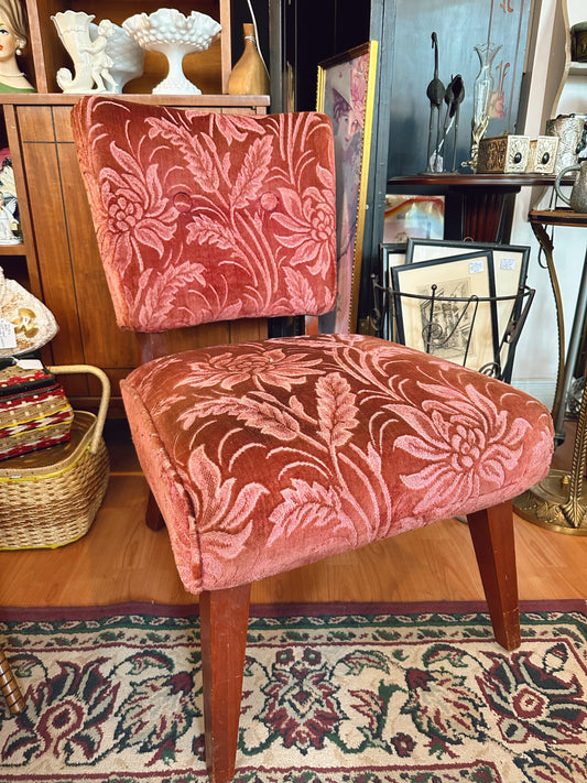 Floral pattern chair