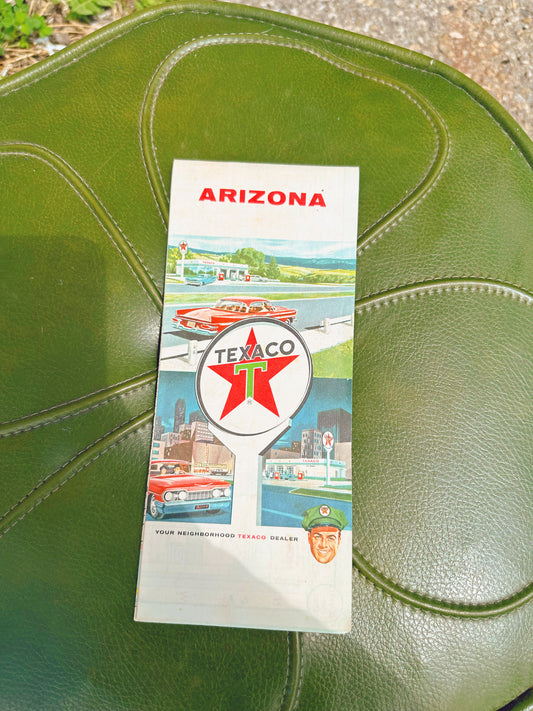 Vintage Arizona Map - Texaco