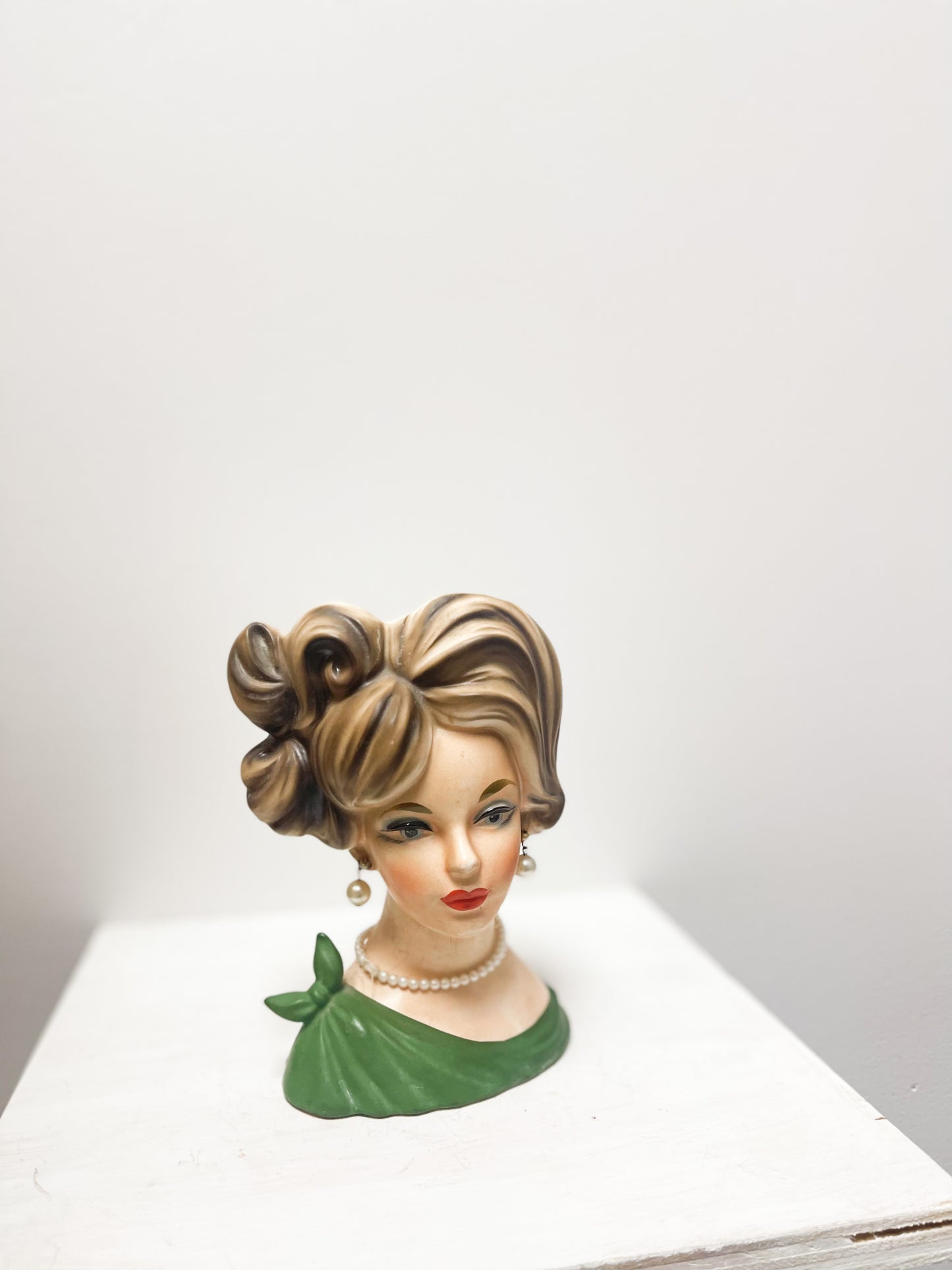 Large Lady Head Vase