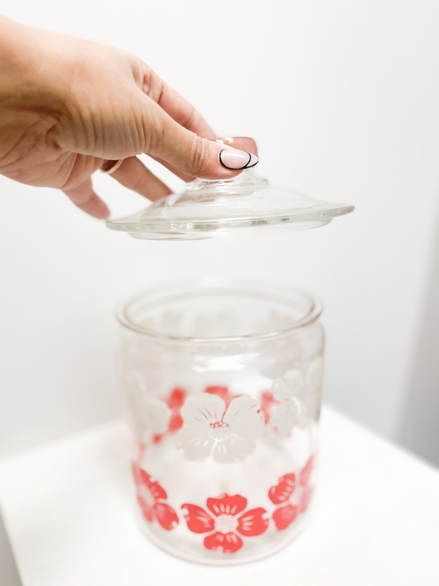 Floral Cookie Jar