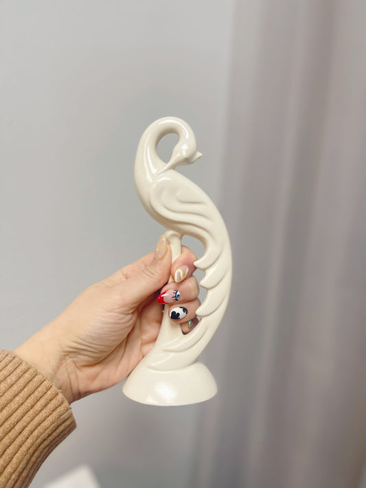 Creamware Bird Figurine