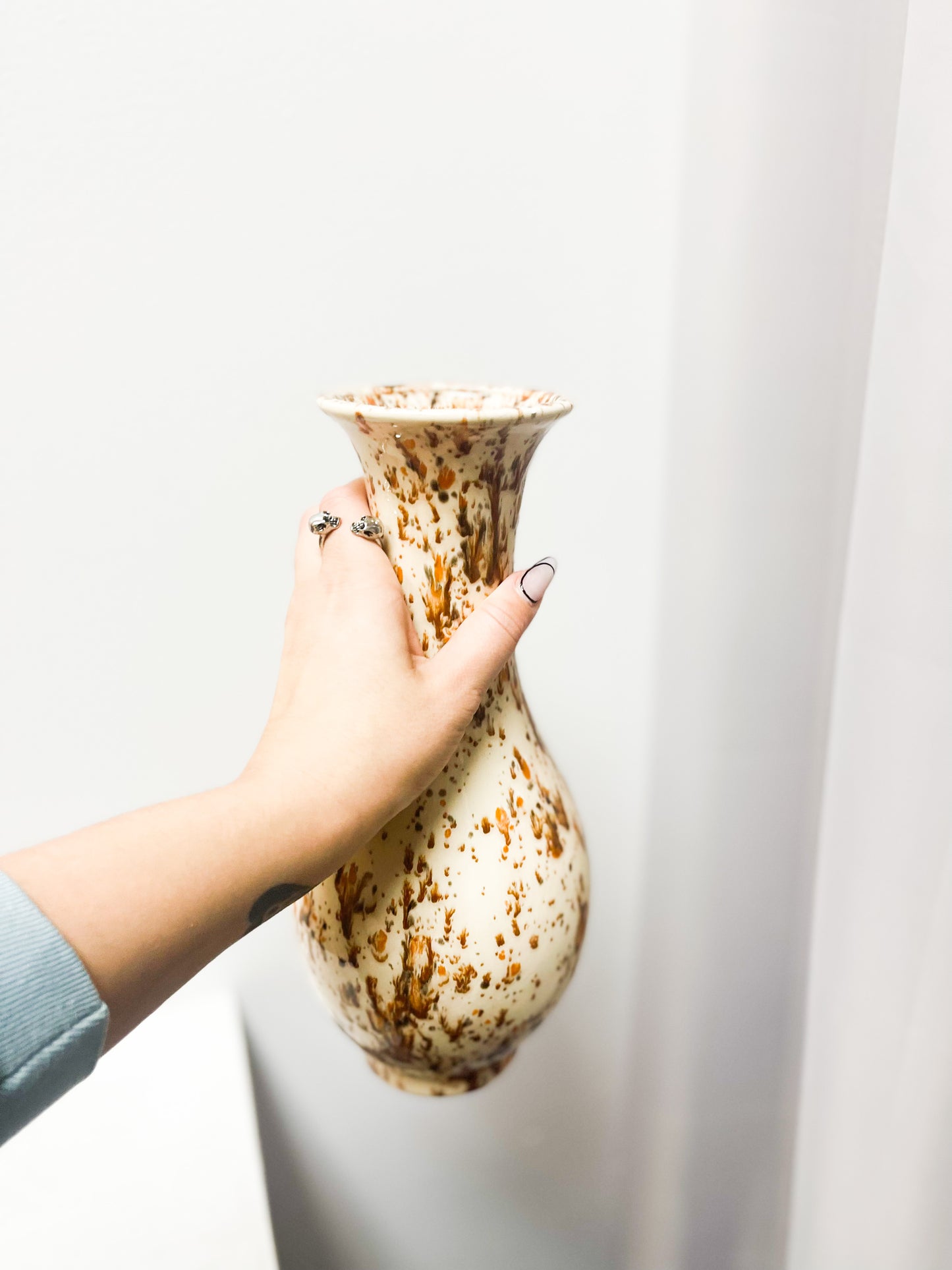 Speckled Pottery Vase