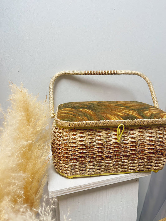 Vintage Sewing  Basket