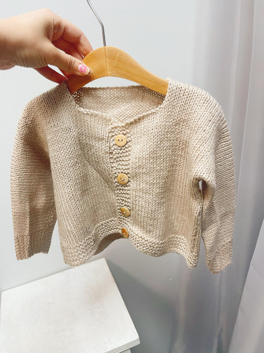 Cozy handmade baby sweater - 12-18 months