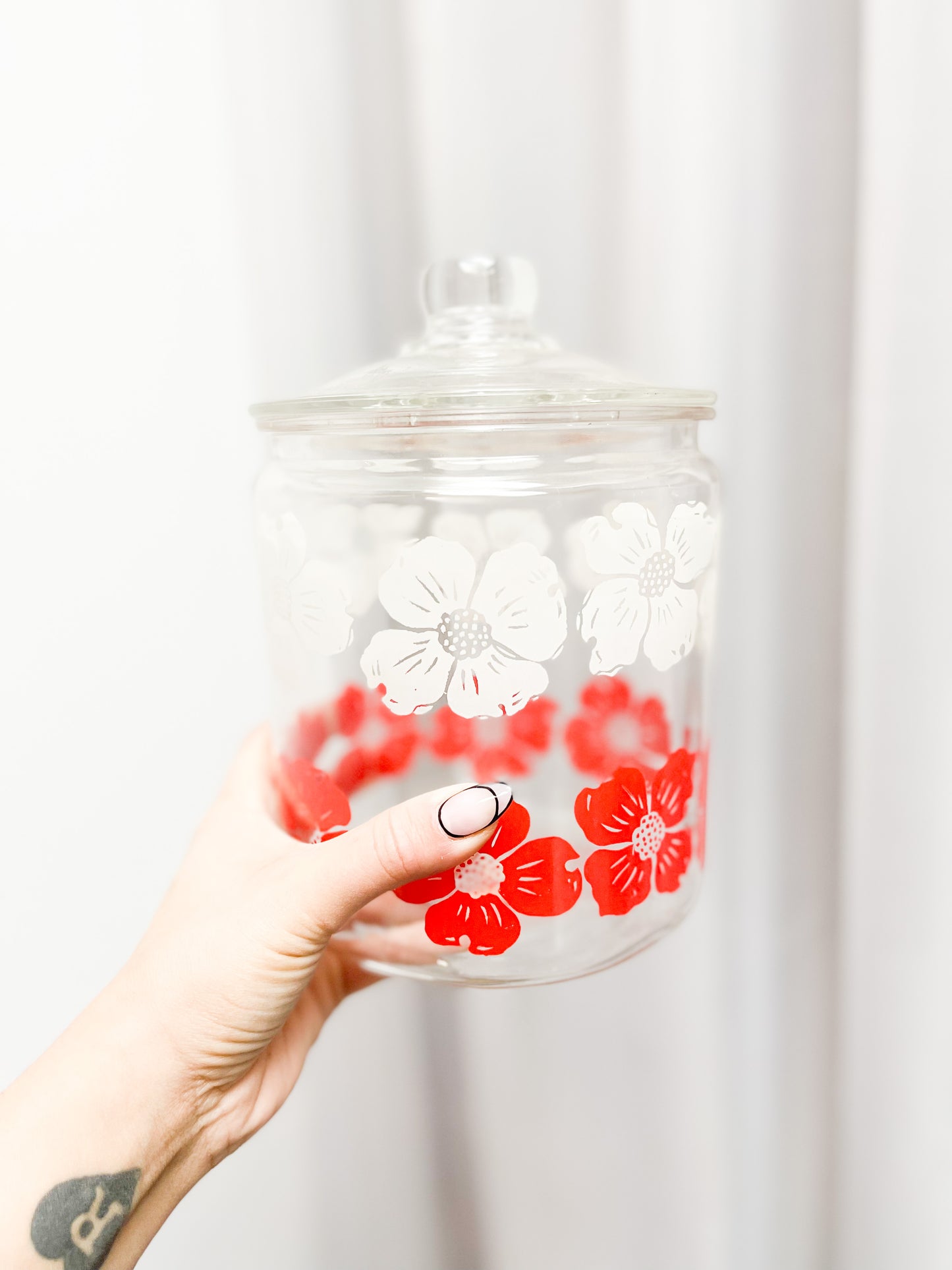 Floral Cookie Jar