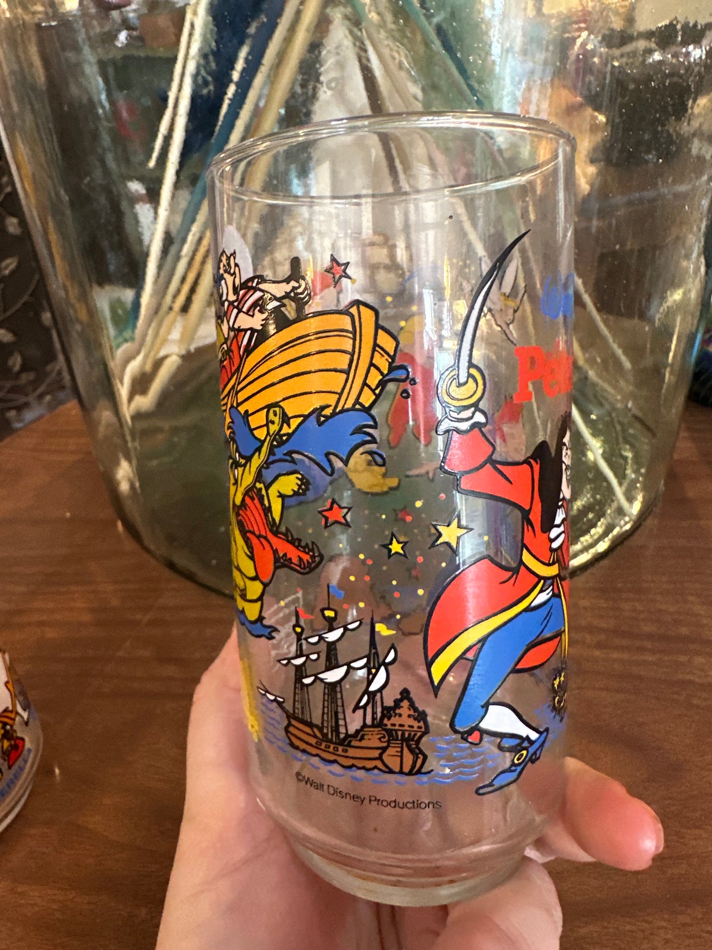 1980s Disney Mcdonald’s Drinking Glasses (Peter Pan & Cinderella)